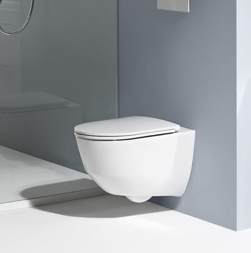 LAUFEN PRO závěsné WC s montážním prvkem Laufen Ineo TW102, SoftClose sedátko, chromové tlačítko PT2.LAKF-SC.CR.36 Obrázek - fotka