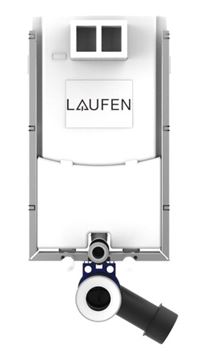LAUFEN PRO závěsné WC s montážním prvkem Laufen Ineo TW102, SoftClose sedátko, chromové tlačítko PT2.LAKF-SC.CR.36 Obrázek - fotka