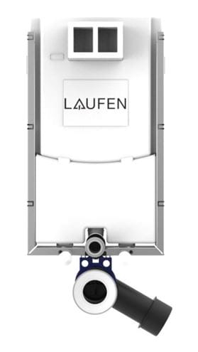 ARTCERAM FILE 2.0 závěsné WC s montážním prvkem Laufen Ineo TW102, Rimless splachování, SoftClose sedátko, černé tlačítko PT3.LAKF-RSC.B.40 Obrázek - fotka