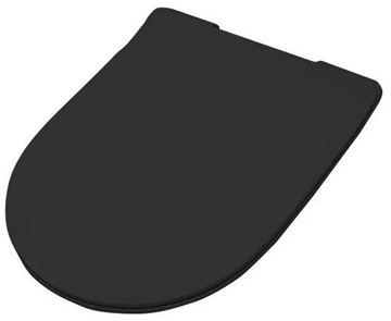 ARTCERAM FILE 2.0 závěsné WC s montážním prvkem Laufen Ineo TW102, Rimless splachování, SoftClose sedátko, černé tlačítko PT3.LADF-RSC.B.41 Obrázek - fotka