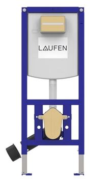ARTCERAM FILE 2.0 závěsné WC s montážním prvkem Laufen Ineo TW102, Rimless splachování, SoftClose sedátko, černé tlačítko PT3.LADF-RSC.B.41 Obrázek - fotka