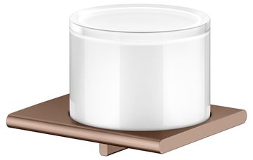 KEUCO EDITION 400 dávkovač tekutého mýdla 150 ml, nástěnný, sklo, kartáčované červené zlato