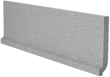 RAKO TAURUS GRANIT sokl s požlábkem 8x30 cm, světle šedá