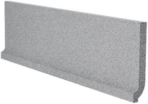 RAKO TAURUS GRANIT sokl s požlábkem 8x30 cm, světle šedá