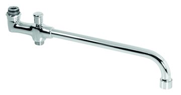 NOVASERVIS výtokové ramínko 360 mm, s přepínačem, chrom