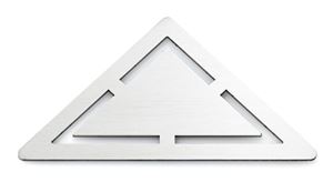 UNIDRAIN CLASSICLINE perforovaný rošt ANNIVERSARIO 191x137 mm, kartáčovaná nerez ocel