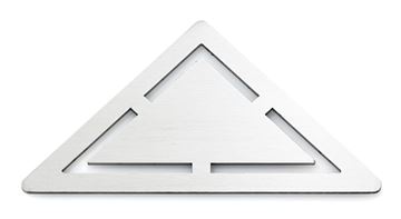 UNIDRAIN CLASSICLINE perforovaný rošt ANNIVERSARIO 191x137 mm, kartáčovaná nerez ocel