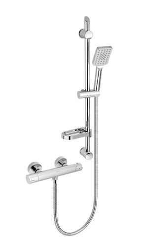 NOVASERVIS METALIA 54 sprchový set s termostatickou baterií, ruční sprcha se 3 proudy, tyč, hadice, ECO, chrom 54960KIT,0 Obrázek - Hlavní obrázek