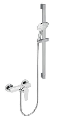 NOVASERVIS METALIA 58 sprchový set s baterií, ruční sprcha se 3 proudy, tyč, hadice, ECO, chrom 58061KIT,0 Obrázek - Hlavní obrázek