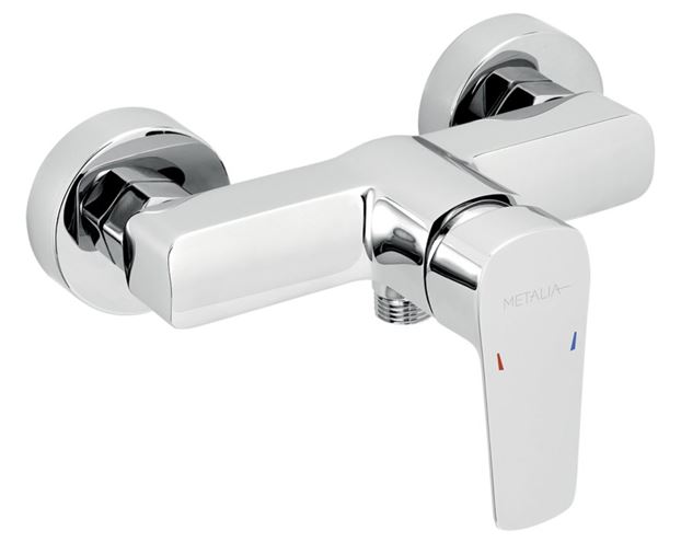 NOVASERVIS METALIA 58 sprchový set s baterií, ruční sprcha se 3 proudy, tyč, hadice, ECO, chrom 58061KIT,0 Obrázek - fotka