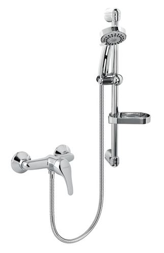 NOVASERVIS TITANIA IRIS sprchový set s baterií, ruční sprcha se 3 proudy, tyč, hadice, chrom 92061KIT,0 Obrázek - Hlavní obrázek