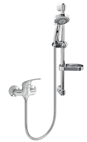 NOVASERVIS TITANIA IRIS sprchový set s baterií, ruční sprcha se 3 proudy, tyč, hadice, chrom 92064KIT,0 Obrázek - fotka