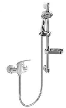 NOVASERVIS TITANIA IRIS sprchový set s baterií, ruční sprcha se 3 proudy, tyč, hadice, chrom 92064KIT,0 Obrázek - fotka