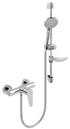 NOVASERVIS TITANIA FRESH sprchový set s baterií, ruční sprcha se 3 proudy, tyč, hadice, chrom 96061KIT,0 Obrázek - fotka