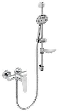 NOVASERVIS TITANIA FRESH sprchový set s baterií, ruční sprcha se 3 proudy, tyč, hadice, chrom 96065KIT,0 Obrázek - fotka