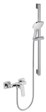 NOVASERVIS NOBLESS EGO sprchový set s baterií, ruční sprcha se 3 proudy, tyč, hadice, ECO, chrom 43061KIT,0 Obrázek - fotka