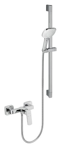 NOVASERVIS NOBLESS EGO sprchový set s baterií, ruční sprcha se 3 proudy, tyč, hadice, ECO, chrom 43061KIT,0 Obrázek - fotka
