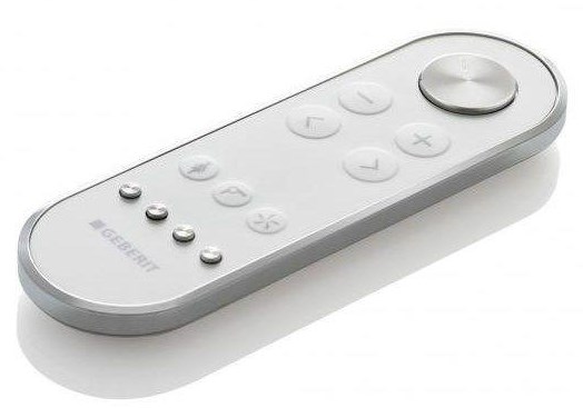 GEBERIT AQUACLEAN MERA COMFORT závěsné WC s bidetovým sedátkem, SoftClosing, TurboFlush, KeraTect, bílá/chrom 146.210.21.1 Obrázek - fotka