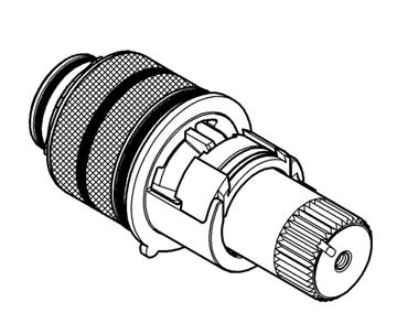 GROHE termostatická kartuše DN20 47483000 Technický nákres