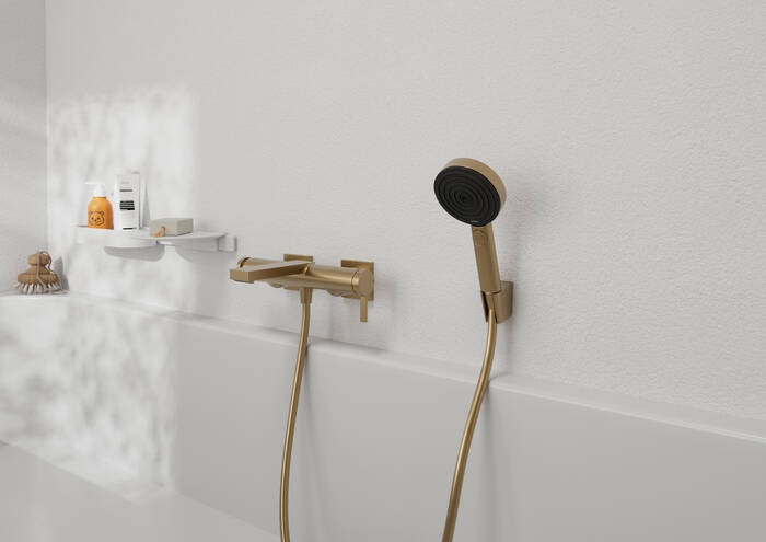 HANSGROHE ISIFLEX sprchová hadice 1250 mm, hladká, s ochranou proti překroucení a zlomení, plast, kartáčovaný bronz 28272140 Obrázek - fotka