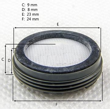 KLUDI BALANCE perlátor M24x1, vnější závit, integrovaný  7417900-00 Technický nákres
