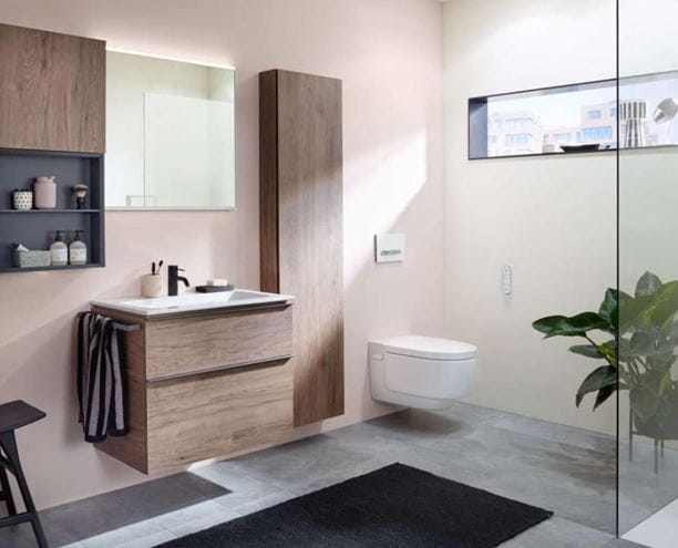 GEBERIT AQUACLEAN MERA CLASSIC závěsné WC s bidetovým sedátkem, SoftClosing, TurboFlush, KeraTect 146.200.11.1 Obrázek - fotka