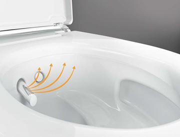 GEBERIT AQUACLEAN MERA CLASSIC závěsné WC s bidetovým sedátkem, SoftClosing, TurboFlush, KeraTect 146.200.11.1 Obrázek - fotka