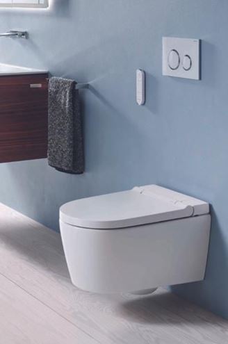 GEBERIT AQUACLEAN SELA závěsné WC s bidetovým sedátkem, SoftOpening, TurboFlush, KeraTect 146.220.11.1 Obrázek - fotka