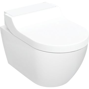 GEBERIT AQUACLEAN TUMA COMFORT závěsné WC s bidetovým sedátkem, SoftOpening, Rimless, KeraTect