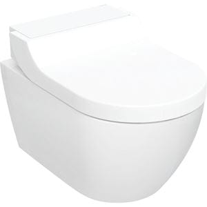 GEBERIT AQUACLEAN TUMA COMFORT závěsné WC s bidetovým sedátkem, SoftOpening, Rimless, KeraTect