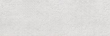 CIFRE PROGRESS dekor 30x90 cm, mat, textile white