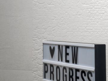 CIFRE PROGRESS dekor 30x90 cm, mat, textile white PROGRESS TEXTILE WHI Obrázek - fotka