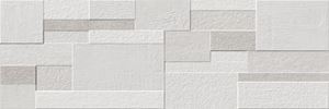 CIFRE PROGRESS dekor 30x90 cm, mat, cube white
