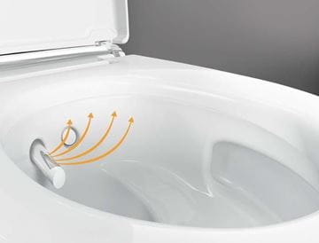 GEBERIT AQUACLEAN MERA CLASSIC závěsné WC s bidetovým sedátkem, SoftClosing, TurboFlush, KeraTect, chrom 146.200.21.1 Obrázek - fotka