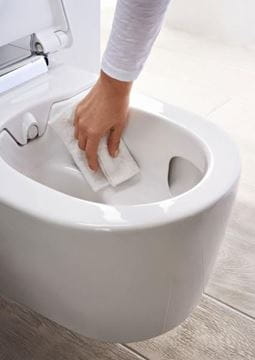 GEBERIT AQUACLEAN MERA CLASSIC závěsné WC s bidetovým sedátkem, SoftClosing, TurboFlush, KeraTect, chrom 146.200.21.1 Obrázek - fotka