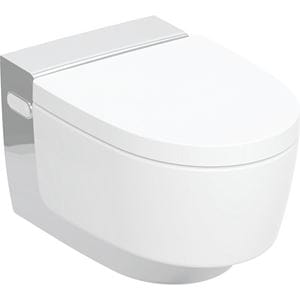 GEBERIT AQUACLEAN MERA CLASSIC závěsné WC s bidetovým sedátkem, SoftClosing, TurboFlush, KeraTect, chrom