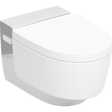 GEBERIT AQUACLEAN MERA CLASSIC závěsné WC s bidetovým sedátkem, SoftClosing, TurboFlush, KeraTect, chrom