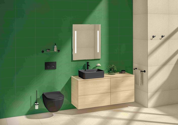 JIKA MIO-N WC sedátko Slim, SlowClose, matná černá H8917167160631 Obrázek - fotka
