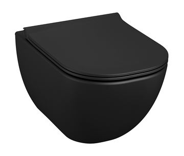 JIKA MIO-N WC sedátko Slim, SlowClose, matná černá H8917167160631 Obrázek - fotka