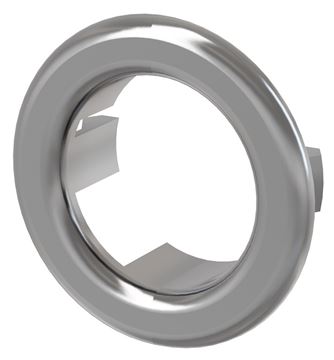 ALCA rozetka průměr 33 mm, krytka přepadu umyvadla, chrom