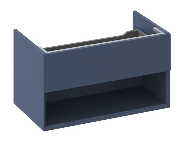 RAVAK SD LITE 80 skříňka pod umyvadlo 80x45x43 cm, zásuvka, police, Deepsea Blue X000001863 Obrázek - Hlavní obrázek