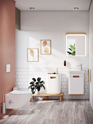 VITRA SENTO zrcadlo 60x70cm, s osvětlením, se senzorem 60889 Obrázek - fotka