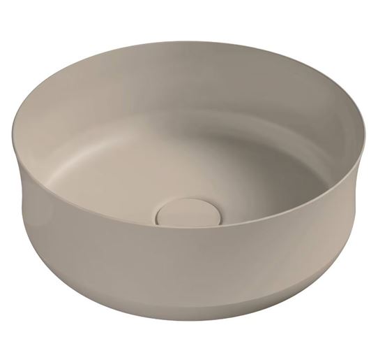 KALDEWEI MING umyvadlová mísa 40 cm, bez přepadu, smaltovaná ocel, Perl-Effect, warm beige 913406003661 Obrázek - Hlavní obrázek