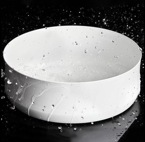 KALDEWEI MING umyvadlová mísa 40 cm, bez přepadu, smaltovaná ocel, Perl-Effect, alpská bílá 913406003001 Obrázek - fotka