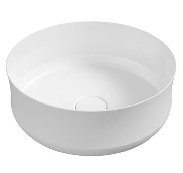 KALDEWEI MING umyvadlová mísa 40 cm, bez přepadu, smaltovaná ocel, Perl-Effect, alpská bílá