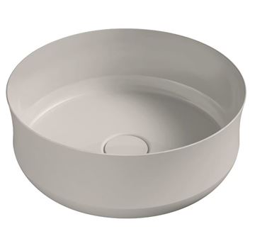 KALDEWEI MING umyvadlová mísa 40 cm, bez přepadu, smaltovaná ocel, Perl-Effect, pergamon