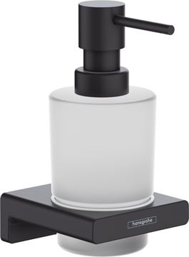HANSGROHE ADDSTORIS dávkovač tekutého mýdla, sklo, matná černá