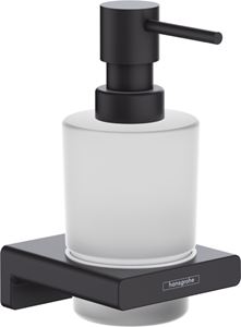 HANSGROHE ADDSTORIS dávkovač tekutého mýdla, sklo, matná černá
