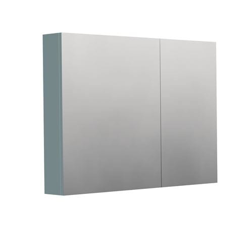 INTEDOOR BARI zrcadlová skříňka 100x72x14 cm, s vypínačem a el. zásuvkou, MDF, aqua marina mat BAZS100A6766 Obrázek - Hlavní obrázek