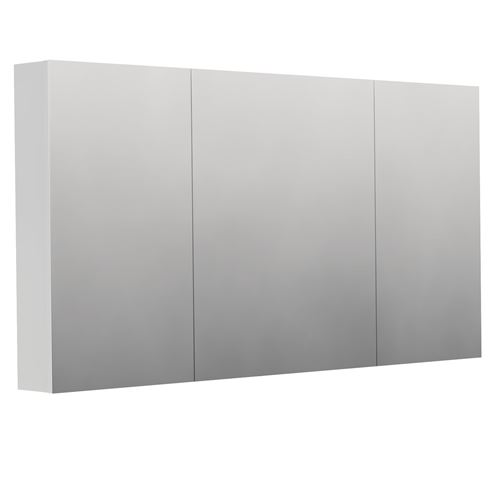 INTEDOOR BARI zrcadlová skříňka 140x72x14 cm, s vypínačem a el. zásuvkou, MDF, lesklá bílá BAZS140A0016 Obrázek - Hlavní obrázek